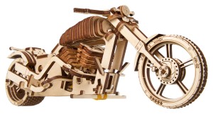 Model motocykla drewniany ruchomy Chopper VM-02