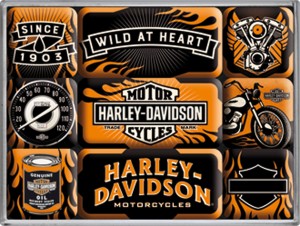 Magnesy na lodówkę Harley Davidson