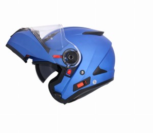 Kask szczękowy SHIRO SH-508 niebieski mat