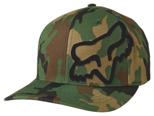 Czapka motocyklowa z daszkiem FOX camo