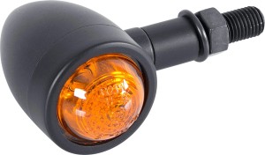 Kierunkowskaz do motocykla Bullet czarny mat