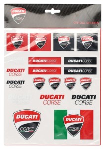 Zestaw naklejek motocyklowych Ducati Corse