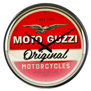 Zegar motocyklowy Moto-Guzzi na ścianę