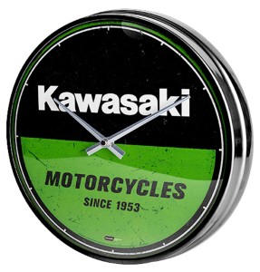 Zegar motocyklowy Kawasaki na ścianę