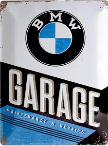 Szyld blaszany motocyklowy BMW Garage
