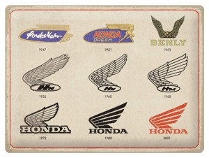 Szyld motocyklowy Honda logo