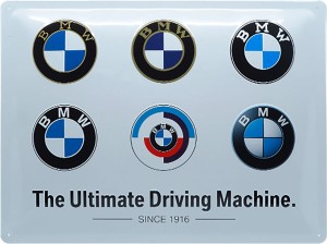 Szyld motocyklowy BMW logo