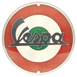 Blaszany szyld Vespa