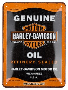 Szyld motocyklowy Harley-Davidson Genuine Oil