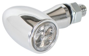 Kierunkowskaz LED do motocykla chrom mały