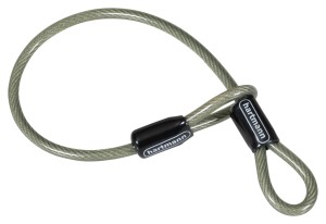 Linka zabezpieczająca kask motocyklowy